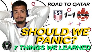 USA 1-1 Canada | What did we learn? | 7 Tactical Takeaways!