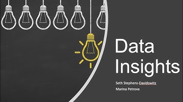 Data Insights webinar with Seth Stephens-Davidowitz and Marina Petrova