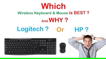 Comparing Logitech and Hp Wireless Keyboard and Mouse