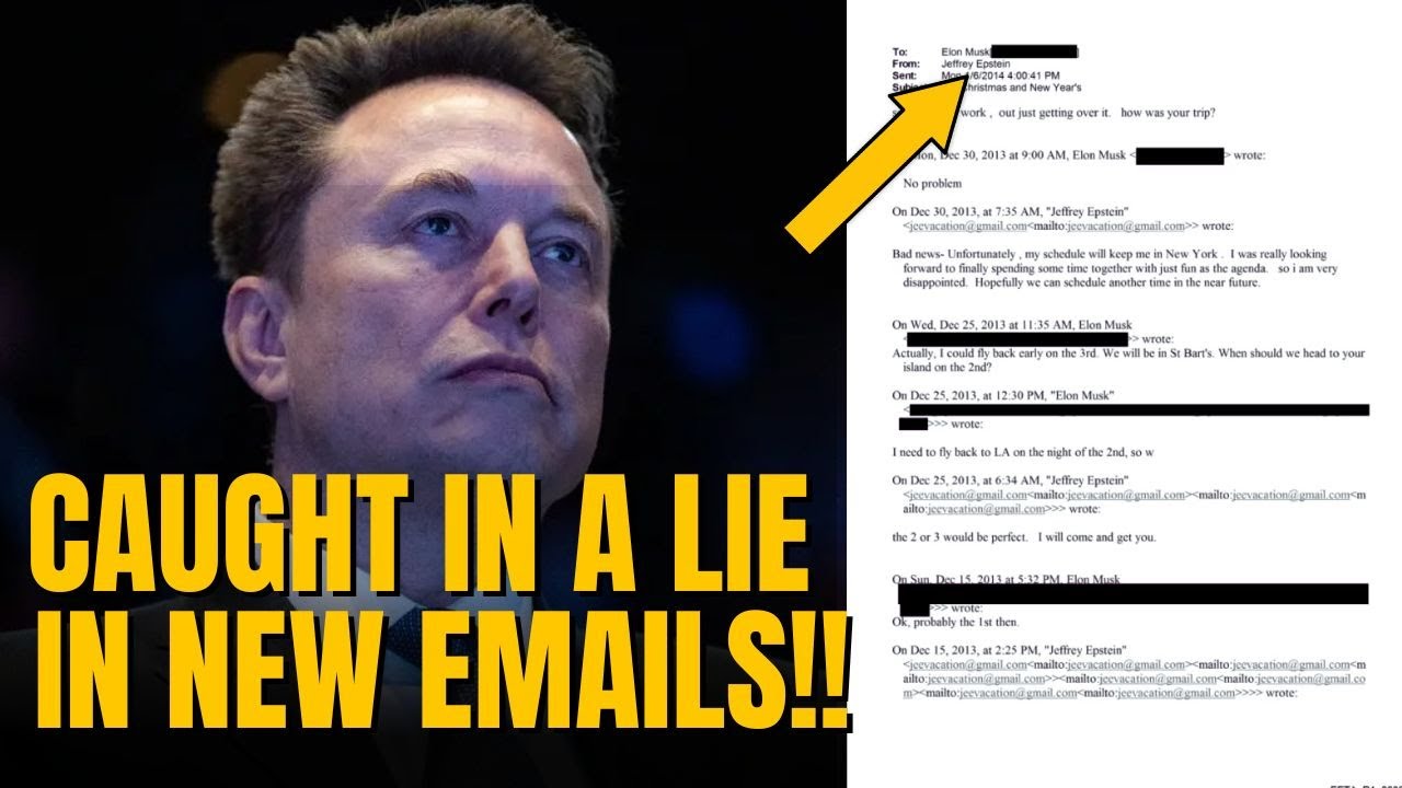 Elon Musk CAUGHT in LIE About Epstein After NEW Emails Surface !!!