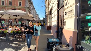 Львів || Літня спека, вулиця Староєврейська і Площа Ринок Lviv walking tour
