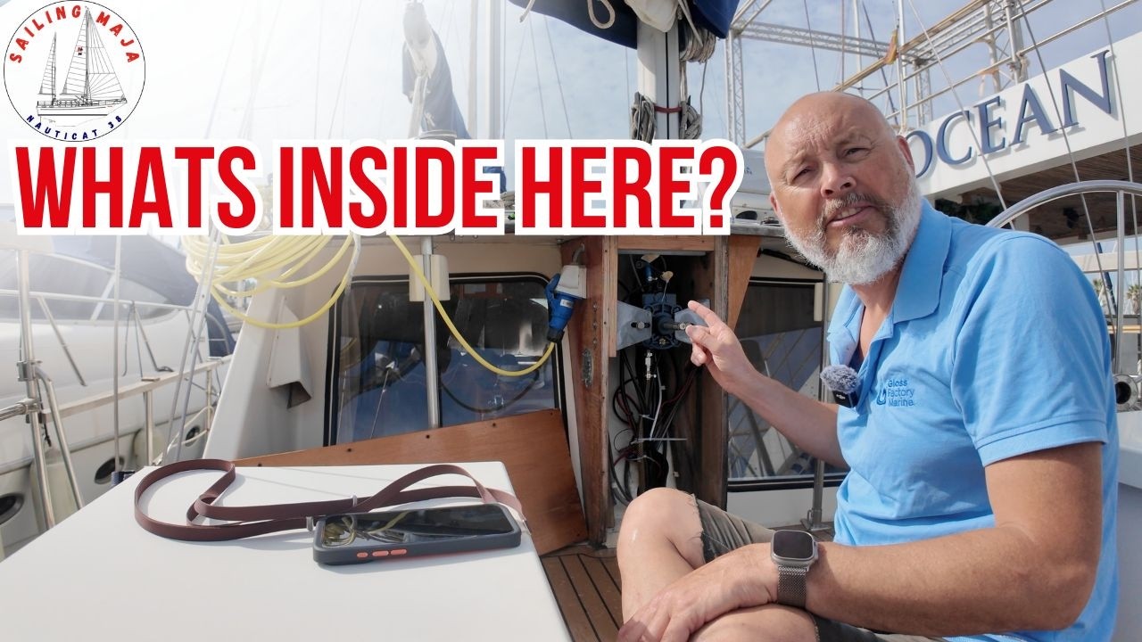 ⁣Nauticat 38 Steering System Exposed: Cables, Pumps & More
