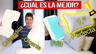 ¿Cual es la mejor almohada? Pusimos a prueba 5 almohadas