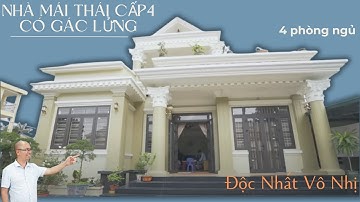 Nhà Mái Thái Cấp 4 Có Gác Lửng Rẻ Đẹp Độc Nhất Vô Nhị Tuyệt Phẩm Tại Hải Dương | Kisato
