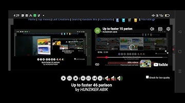 up to faster 46 parison