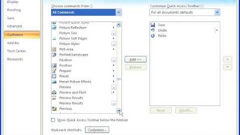 How to print a document in Office 2007