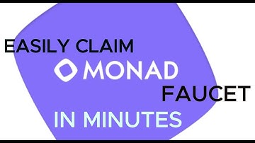 MONAD TESTNET FAUCET | EASY WAY GUIDE