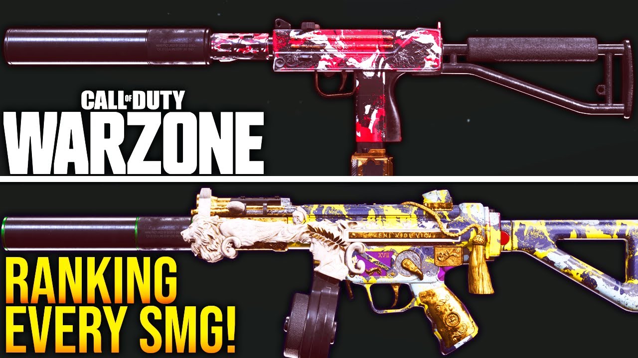 Call Of Duty WARZONE: RANKING EVERY SMG & BEST META LOADOUTS! (WARZONE ...