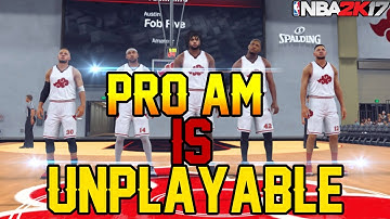 NBA 2K17 Pro Am Is Unplayable! Players Getting Kicked After New Patch (NBA 2K17 Pro Am Gameplay)