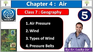 Air Pressure - Winds and Types of winds - Class- 7 Geography NCERT