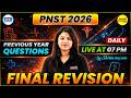 MP PNST 2026 PREVIOUS YEAR QUESTIONS FINAL REVISION NURSING ENTRANCE EXAM BY SHIRIN MA’AM
