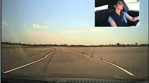 Gina Stark aka SuuperG steering clear of cones in ...