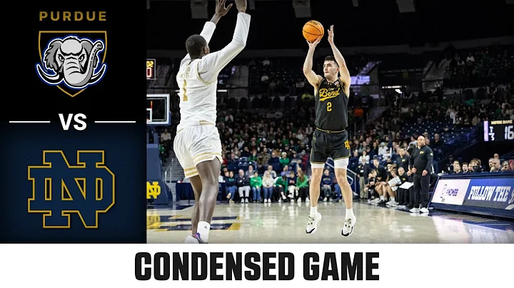 Purdue Fort Wayne vs. Notre Dame Condensed Game | 2025-26 ACC Men’s Basketball