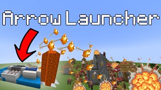 Fire Arrow Cannon Launcher in Minecraft