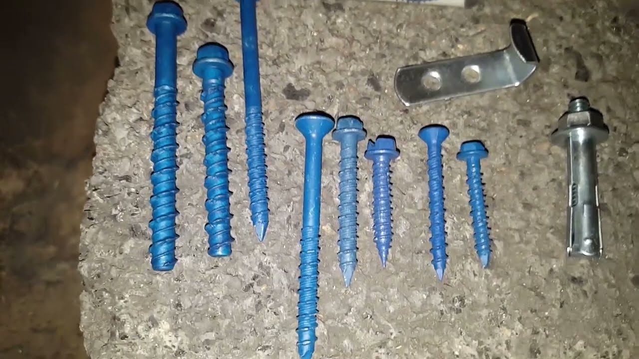 Concrete Anchors Tapcon Screws Expansion Anchors Wedge Anchors 