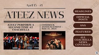 Ateez News [Apr 15-21] - Full Length Edition