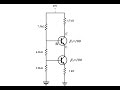 Elektronik Ders 34 BJT Transistör 2 Tane Transistör ile Voltage Divider Örnek