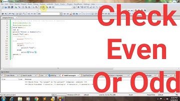 C Program To Check Even/Odd With And Without Modular Operator ( % )