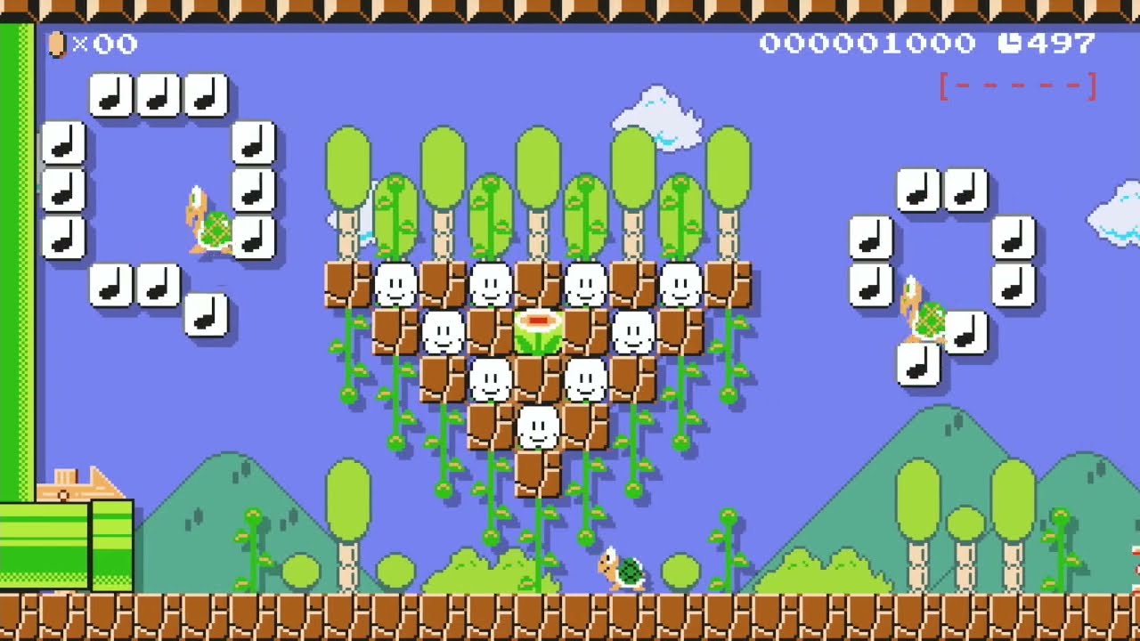 Shellcreeper in Koopa Gardens by Sean 🍄Super Mario Maker 1 ✹Nintendo Wii U✹ No Commentary 