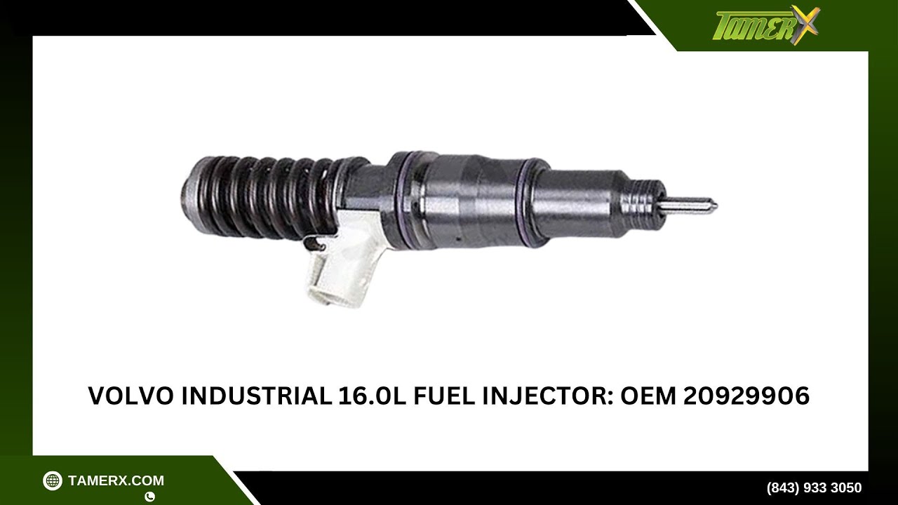 Volvo Industrial 16.0L Fuel Injector : OEM 20929906 - YouTube