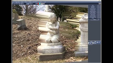 Example of automatic depth map generation from a stereo pair