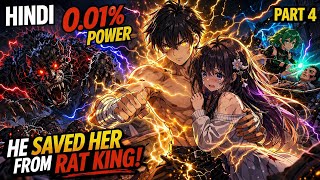 (4)MC Awakens 0.01% Power & Saves The Future Empress! 🔥 | Beast System Manhwa in Hindi