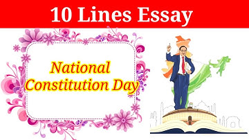 10 lines on National Constitution Day in english | essay on national constitution day