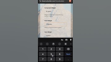 Arrow FOC Calculator! #archery #arrowbuild #arrows #bowhunting #broadheads
