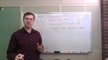 Quantum state vector for electron spin: normalization