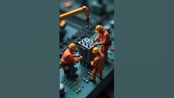 Tiny Technicians, High Voltage! Power Grid Maintenance in Action!