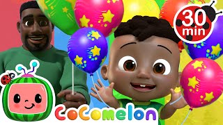 Cody's Rainbow Color Balloon Father's Day Adventure | CoComelon Nursery Rhymes & Kids Songs