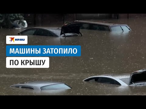 Ливни в Москве затопили улицы города