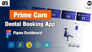 Dental Appointment Booking MERN Application Dashboard Figma Design | Part 05 | Web Advisor