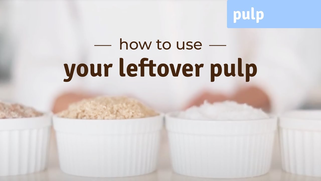Pulp 101 - Using Your Leftover Pulp I Almond Cow