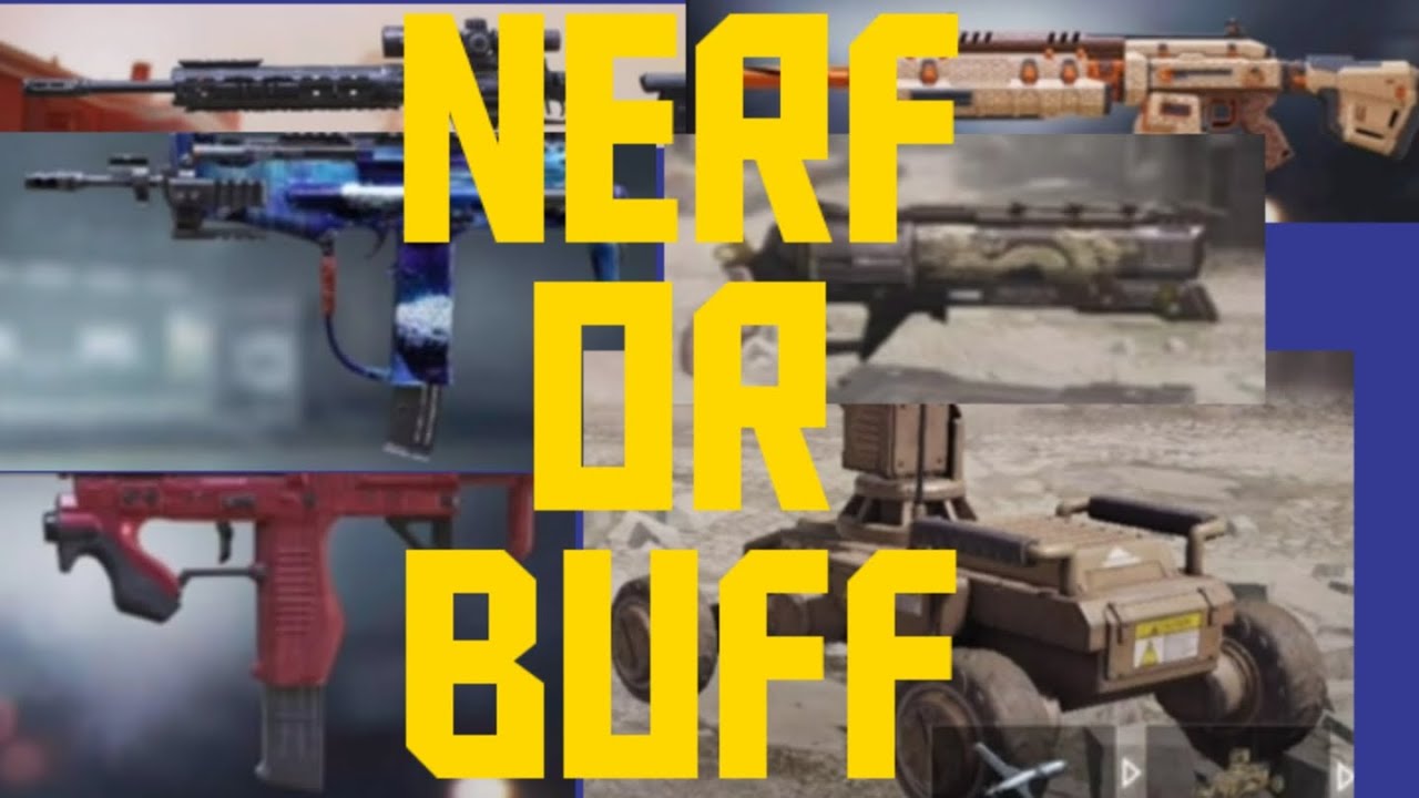 Call Of Duty Mobile| SEASON 7| Weapons That Get Nerf And Buff In MP & BR