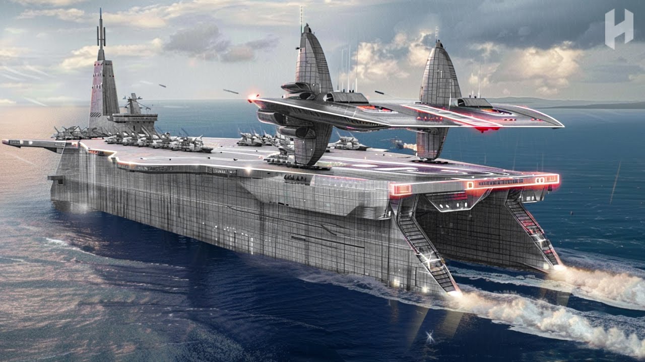 WOW! US Testing New INVISIBLE $13 Billion Aircraft Carrier - YouTube