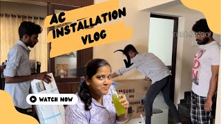 Samsung Windfree AC Unboxing & Installation | Oru Valiya AC Vangiyachu | Pollachi la ae Ivlo Veyila?