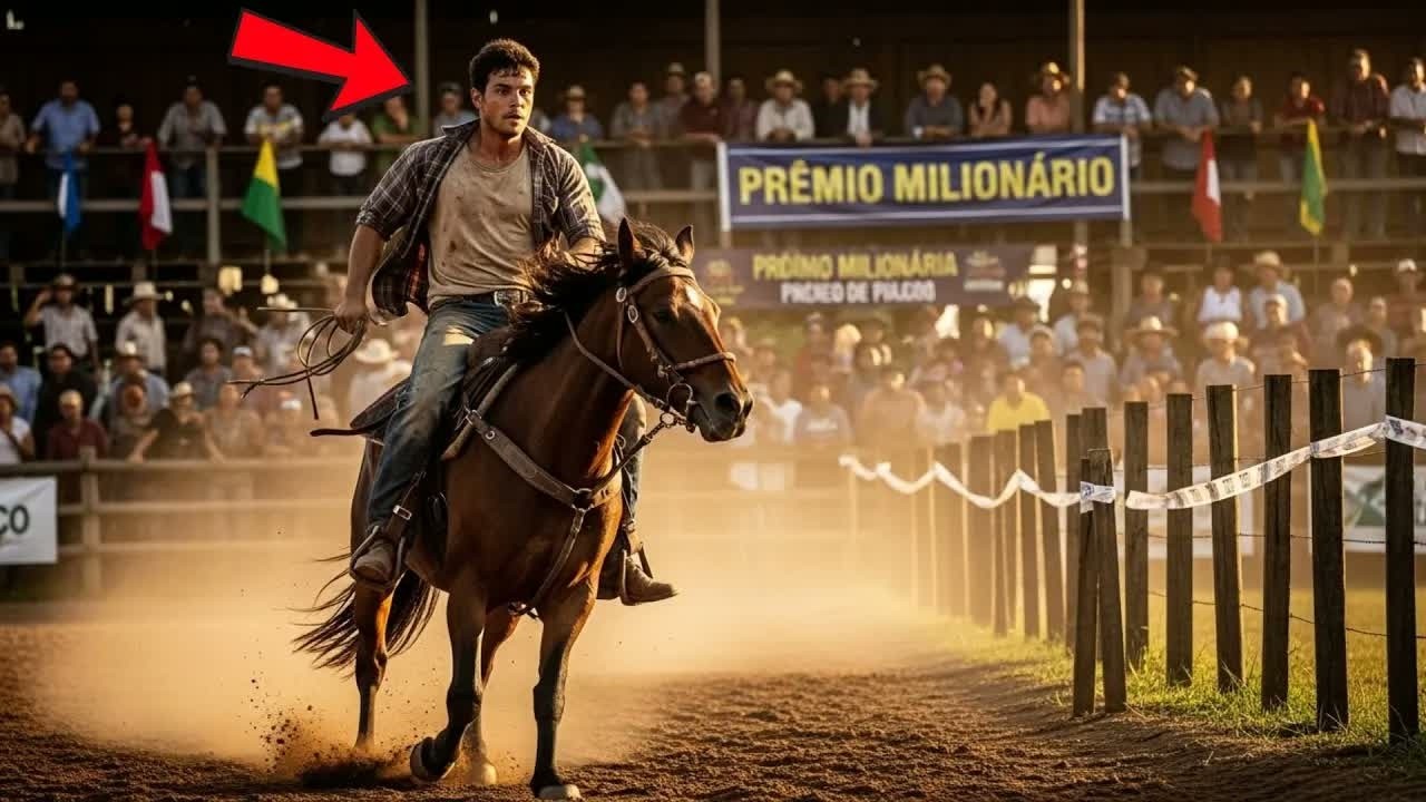 RAPAZ SIMPLES DOMA CAVALO SELVAGEM E CONQUISTA PRÊMIO MILIONÁRIO
