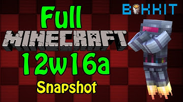 Full 12w16a Minecraft Snapshot With Bukkit Team EvilSeph by Bebop Vox
