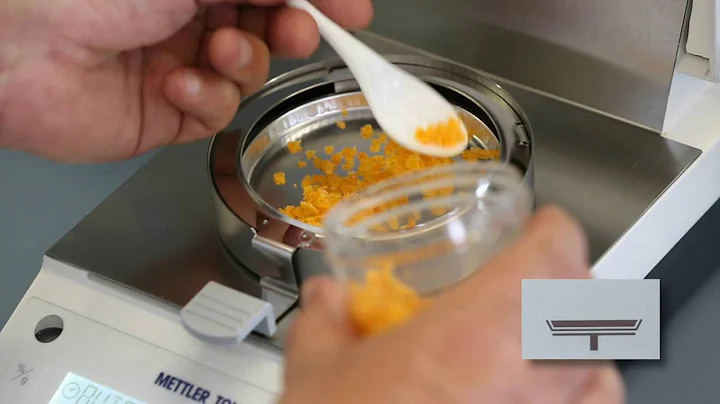 HE53 Moisture Analyzer quick start guide 3 First Measurement