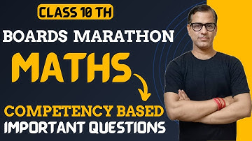 MATHEMATICS COMPETENCY BASED IMPORTANT QUESTIONS🔥| CLASS 10 ICSE 2025 | @sirtarunrupani​
