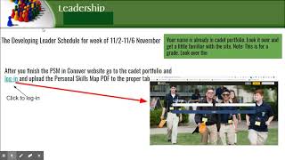 Lesson 8 PERSONAL SKILLS MAP: Nov 2, 2020
