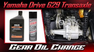 Yamaha Drive G29 Rear Diff Oil Change - TEAM Transaxle