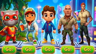 Talking Tom Hero Dash, Subway Surfers Paris, Temple Run 2, Kooply Run, Jumanji Epic Run - Gameplay screenshot 3