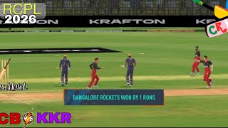 RCB vs KKR  | THE FINAL | HIGHLIGHTS |RCPL/IPL 2026 |REAL CRICKET 24..😱