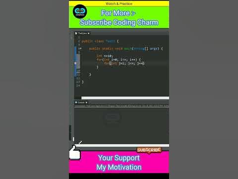 Inverted_Half_Pyramid || Pattern 2 In Java || #patternprogram ...