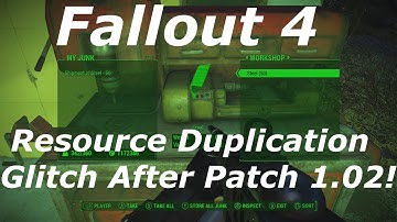 Fallout 4 Infinite / Unlimited Resources Duplication Glitch After Patch 1.2! (Fallout 4 Glitches)