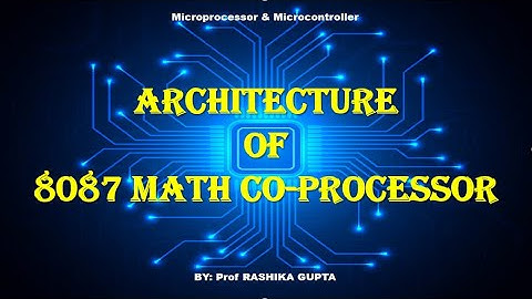 Internal Architecture (Internal Block Diagram ) of 8087 Math Co-Processor.