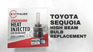 Toyota Sequoia 2nd Gen (same for Tundra 2nd Gen) High Beam Lights Removal, Replacement and Upgrade by Off-Road Discovery 134 views 4 months ago 7 minutes, 53 seconds