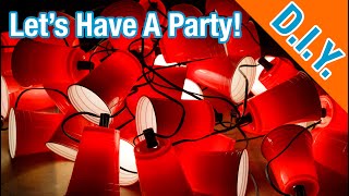 Red Solo Cup Lights - Redneck Party Decorations